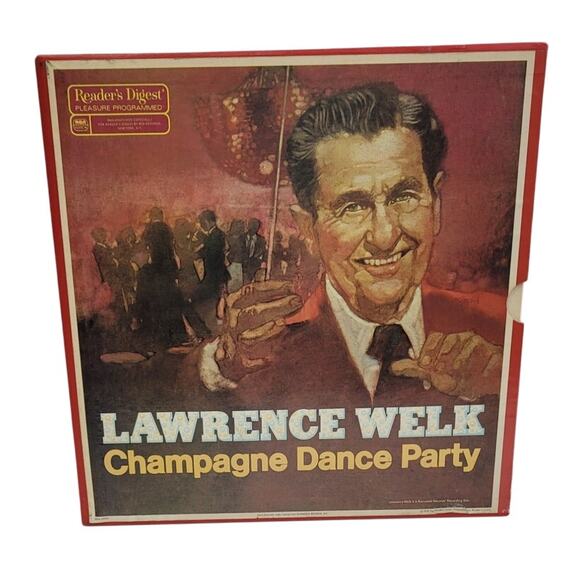 Vintage 1978 Reader's Digest Lawrence Welk Champagne Dance Party 8 Record Set - Picture 1 of 6
